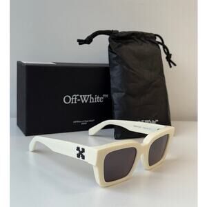NEW Off White Virgil White Square Sunglasses